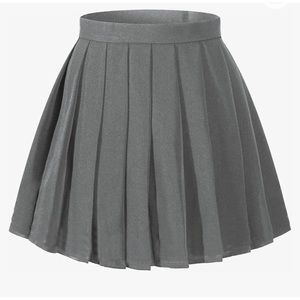 High Waisted Pleated Skirt